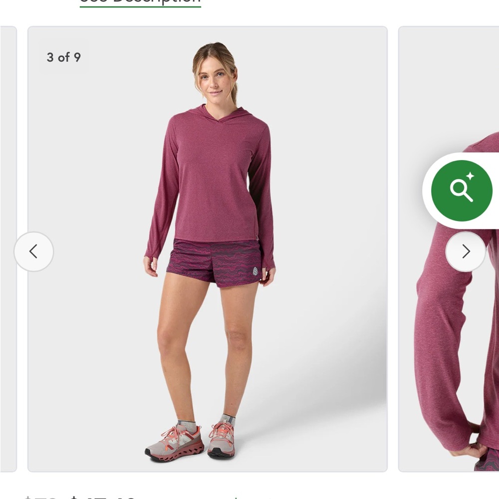 Women's Stio divide hooded Pullover